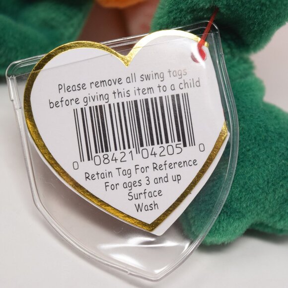 2 Ty 2001 Haunt 1998 Pumkin Beanie Baby Halloween Bear Pumpkin Stuffed Animal - Picture 15 of 16